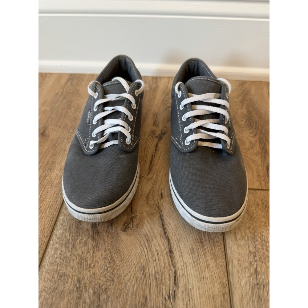 VANS Old Skool Sneakers Women 7 Gray Excellent VN0A4UUKA0M1 Low Top Canvas